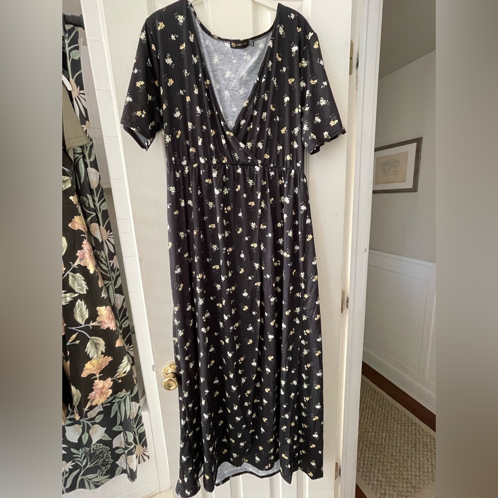 ASOS Curve Wrap Style Floral Dress